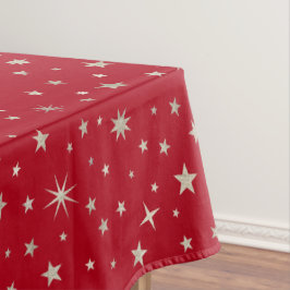 Elegante Silver Star Niedlich Festivals Weihnachte Tischdecke