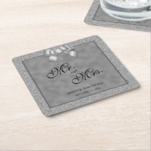 Elegante Silver & Stylish Glitzer Wedding
