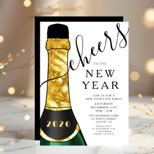 Elegante Silvesterparty Einladung
