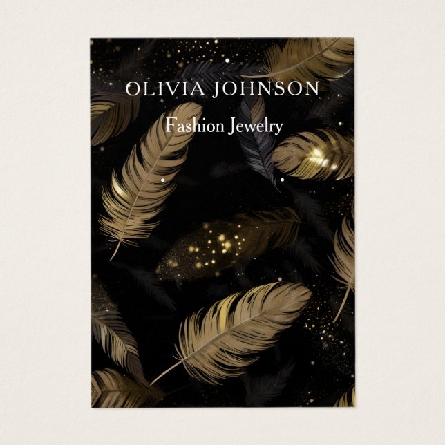 Elégante simple bijoux en or boucles d'oreilles (Devant)