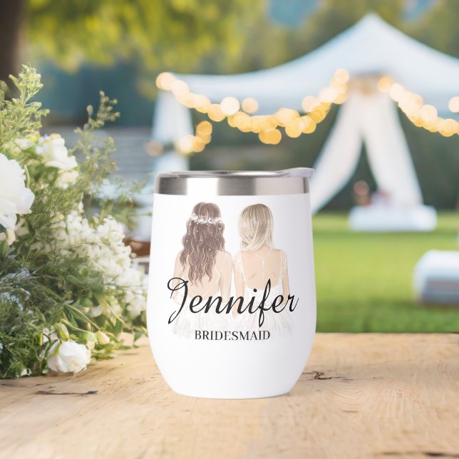 élégante simple moderne bridesmaid Personnalisé (Extérieur)