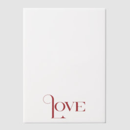 Elegante Simple Word-Liebe