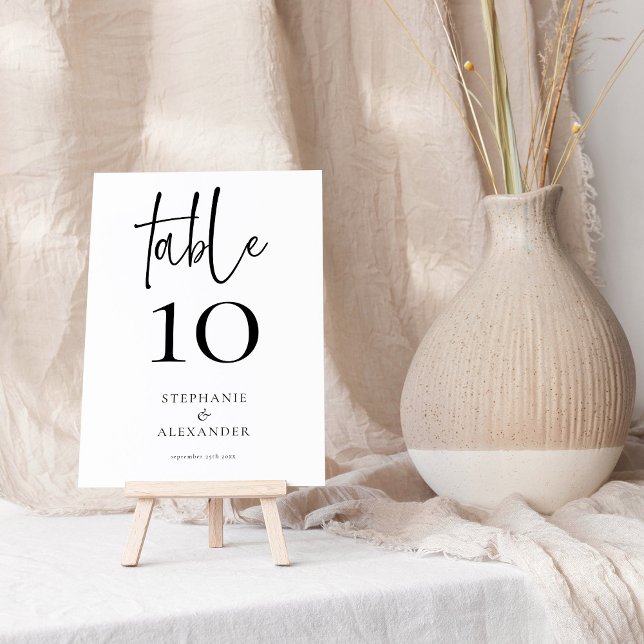 Elegante Skriptnamen Datum einer beliebigen Tischn Einladung (Von Creator hochgeladen)