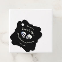 Elegante Skull Personalisiert Gotische Gastgeschen