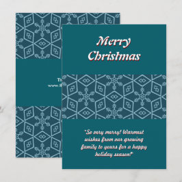 Elegante Snowflake Weihnachten