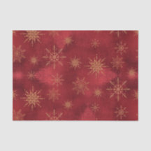 Elegante Snowflake Weihnachten Rote Rose Goldener 