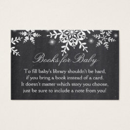 Elegante Snowflakes Babydusche bringen eine Book C