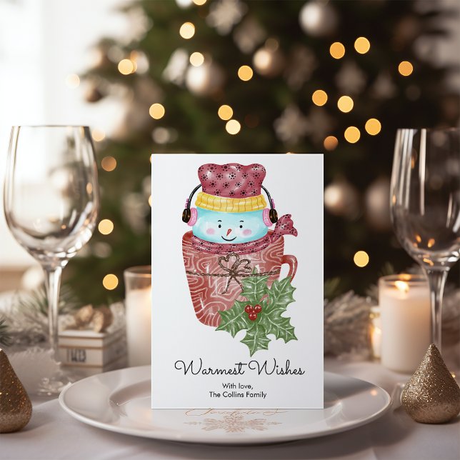 Elegante Snowman Tasse Weihnachten (Von Creator hochgeladen)