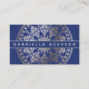 Elegante SolarMandala Businesscards - Visitenkarte