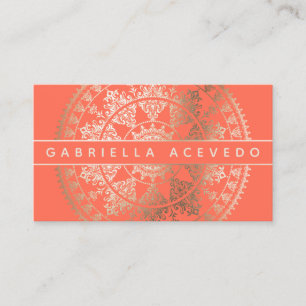 Elegante SolarMandala Businesscards - Visitenkarte