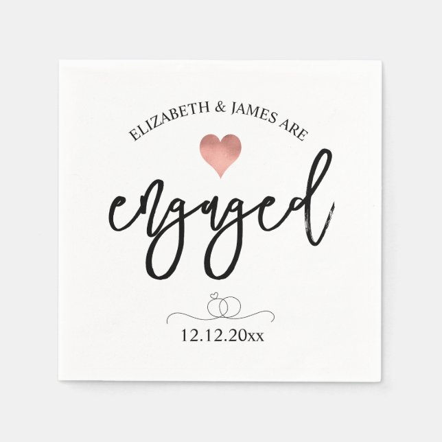 Elegante Songwriter Serviette (Vorderseite)