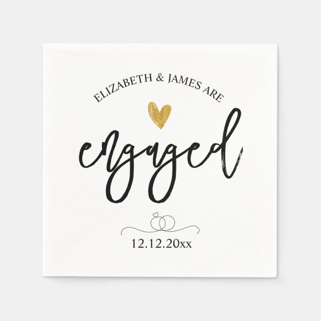Elegante Songwriter Serviette (Vorderseite)