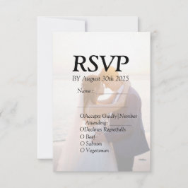 Elegante Special UAWG Wedding Invitation Card RSVP Karte