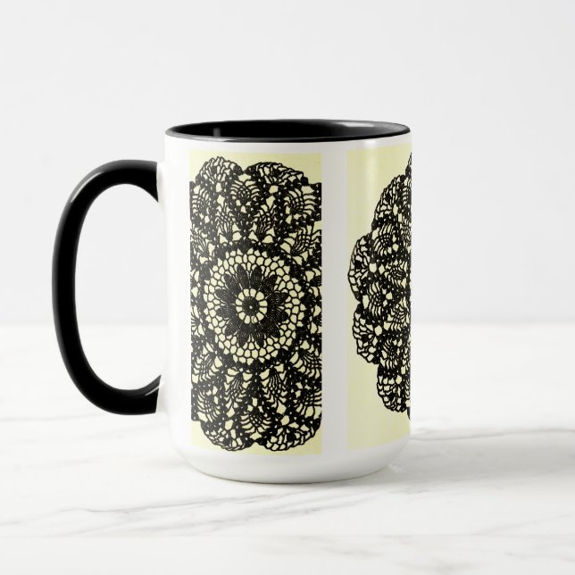 Elegante Spitzen-Tasse - Fotos von 1965 Design Tasse (Links)