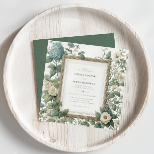 Elegante Spring Garden Wedding Einladung
