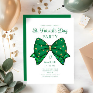 Elegante St. Patrick's Day Party-Einladung Einladung
