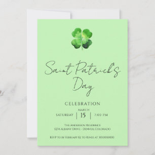 Elegante St.-Patricks-Party  Einladung