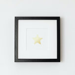 Elegante Star Real Gold Foliendrucke<br><div class="desc">Elegante Star Real Gold Foil Prints</div>