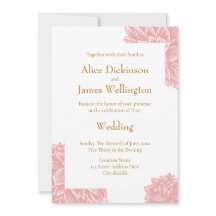 Elegante staubige rosa und goldene Blumenhochzeit