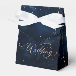 Elegante Sternennacht Hochzeit Celestial Wedding Geschenkschachtel