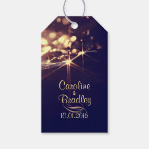 Elegante Sternexplosion Gastgeschenk Hochzeit Gift Geschenkanhänger