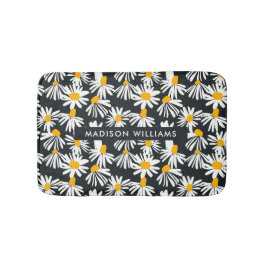 Elegante stilvolle Blume Minimalistisch Bath Mat Badematte
