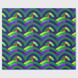 elegante, stilvolle Chevrons Geschenkpapier