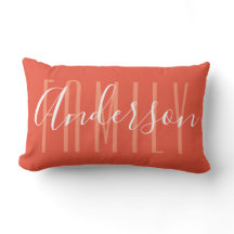 Elegante stilvolle Familien-Monogramm-Koralle