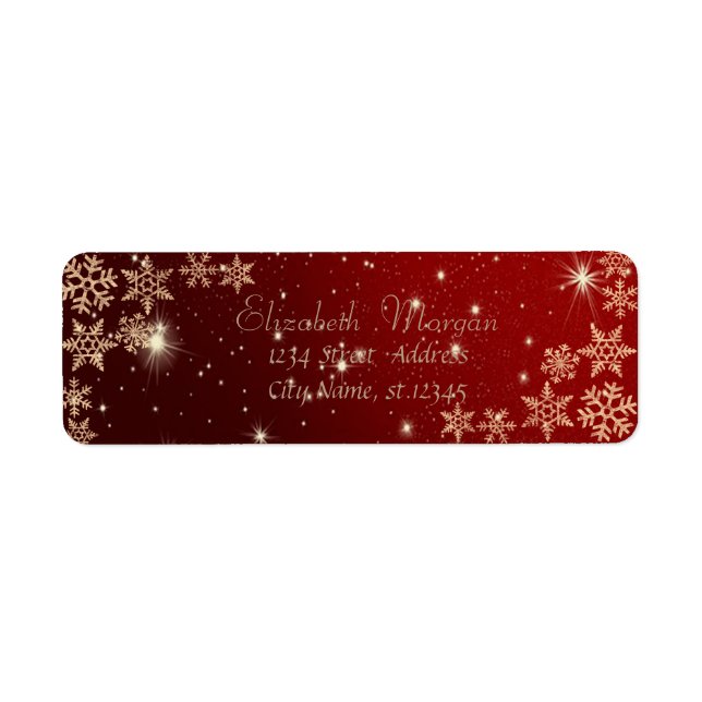 Elegante, stilvolle frohe Weihnachten, Schneeflock (Vorne)