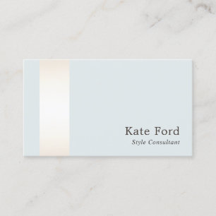 Elegante stilvolle Imitate Satin Gold Streifen Lig Visitenkarte