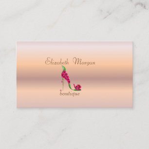 Elegante stilvolle professionelle Rose Gold High H Visitenkarte