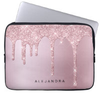 Elegante stilvolle Rosa Rosa Gold Glitzer Tropfen