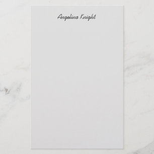 Elegante stilvolle trendige einzigartige Handschri Briefpapier