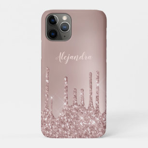 Elegante stilvolle Tropfen aus Kupfergold-Rose Case-Mate iPhone Hülle