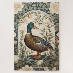 Elegante Stockente, inspiriert von William Morris