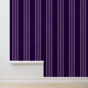 Elegante Streifen in Rosa und Violet im Tiefen Lil Tapete
