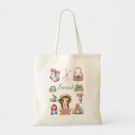 Elegante Strick-Tasche Tragetasche