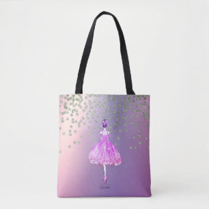 Elegante Stylische Glänzende Diamanten Ballerina Tasche