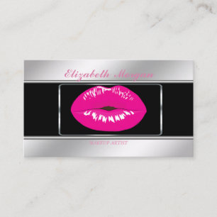 Elegante Stylische Professionelle Lippen Visitenkarte