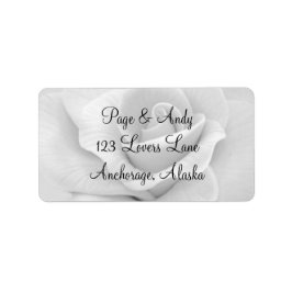Elegante & Stylvolle Hochzeit Adressaufkleber