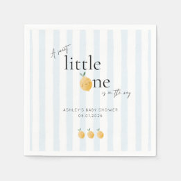 Elegante süße Zitrone Zitrus-Baby-Party Serviette