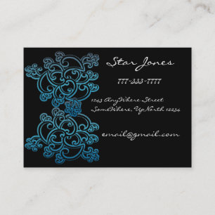 Elegante Swirl Business Card - Visitenkarte