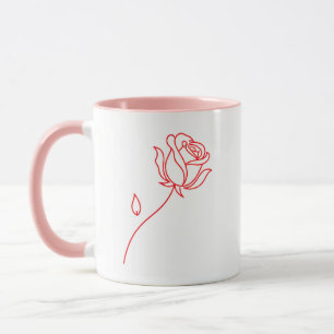 Élégante tasse à café pour la Saint-Valentin avec