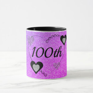 Élégante tasse d'anniversaire spéciale 100e