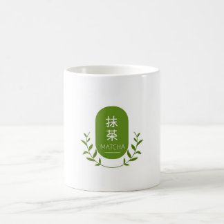 Elegante Tasse Matcha-Getränk