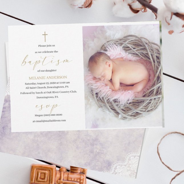 Elegante Taufe Kulturelle Veranstaltung benutzerde Einladung (Von Creator hochgeladen)