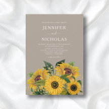 Elegante Taupe Bloral Wedding