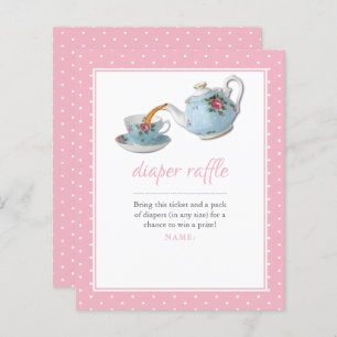 Elegante Teacup Babydusche Tee Party Windelwanne