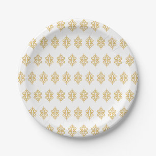 Elegante Teller für Spitzen-Muster