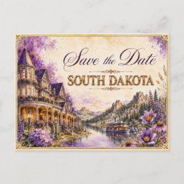 Elegante Tennessee Save-the-Date-Hochzeits-Einladu Postkarte